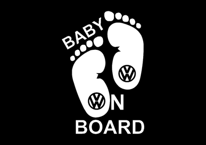 Sticker - BABY ON BOARD VOLKSWAGEN