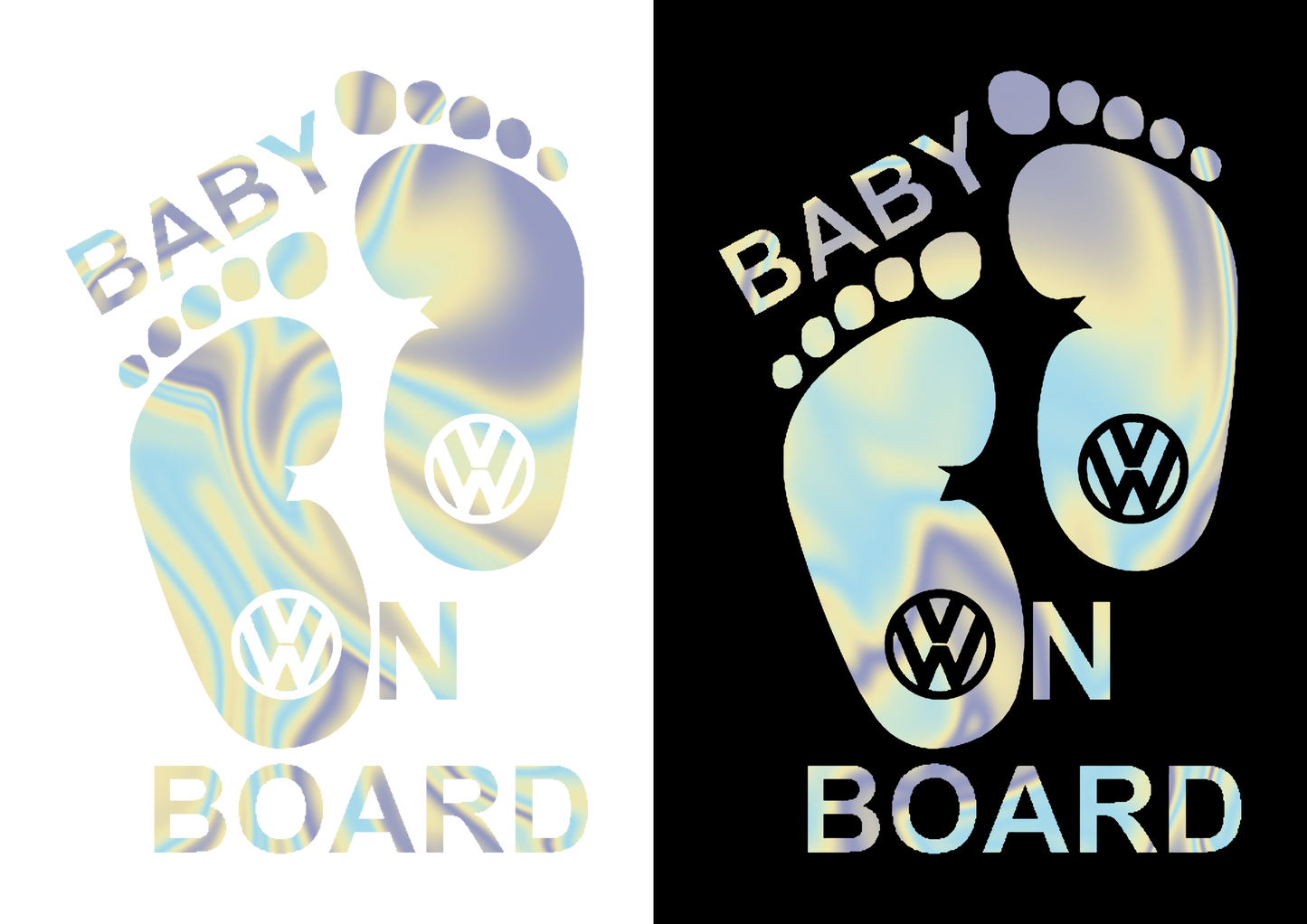 Sticker - BABY ON BOARD VOLKSWAGEN