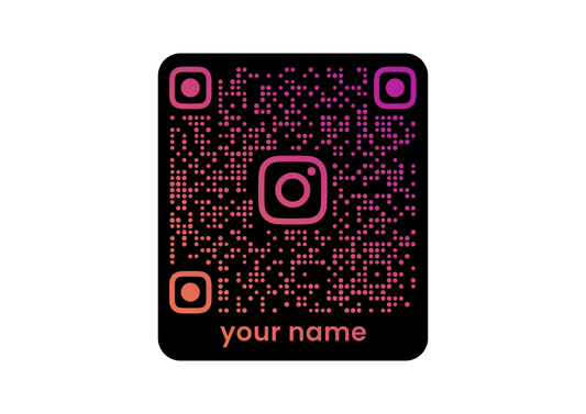 Sticker - INSTAGRAM QR CODE CARD