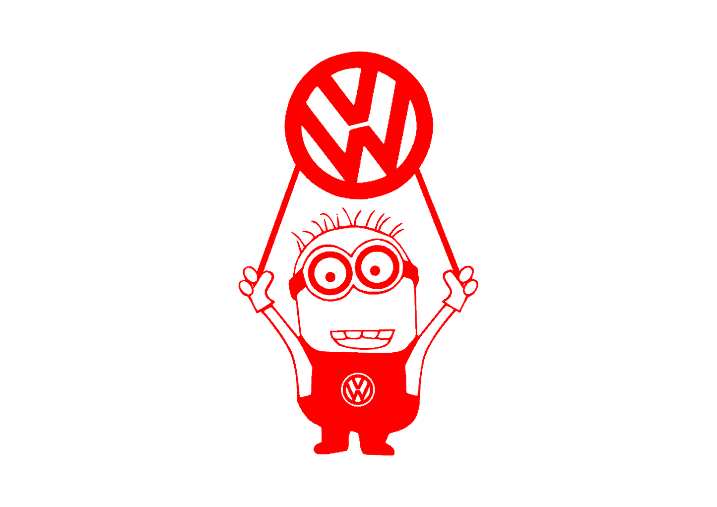 Sticker - VOLKSWAGEN MINION