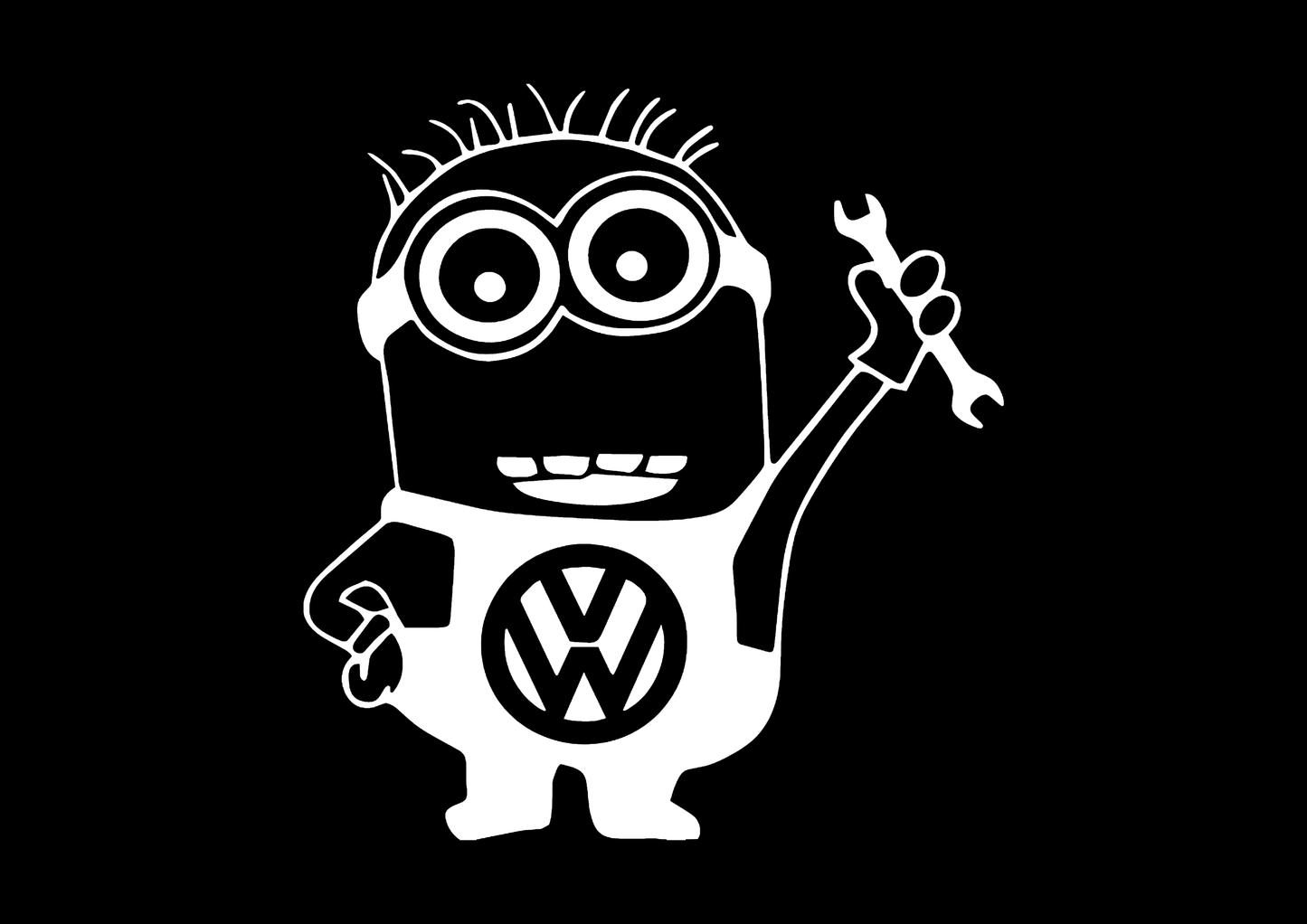 Sticker - VOLKSWAGEN MINION MECANIC