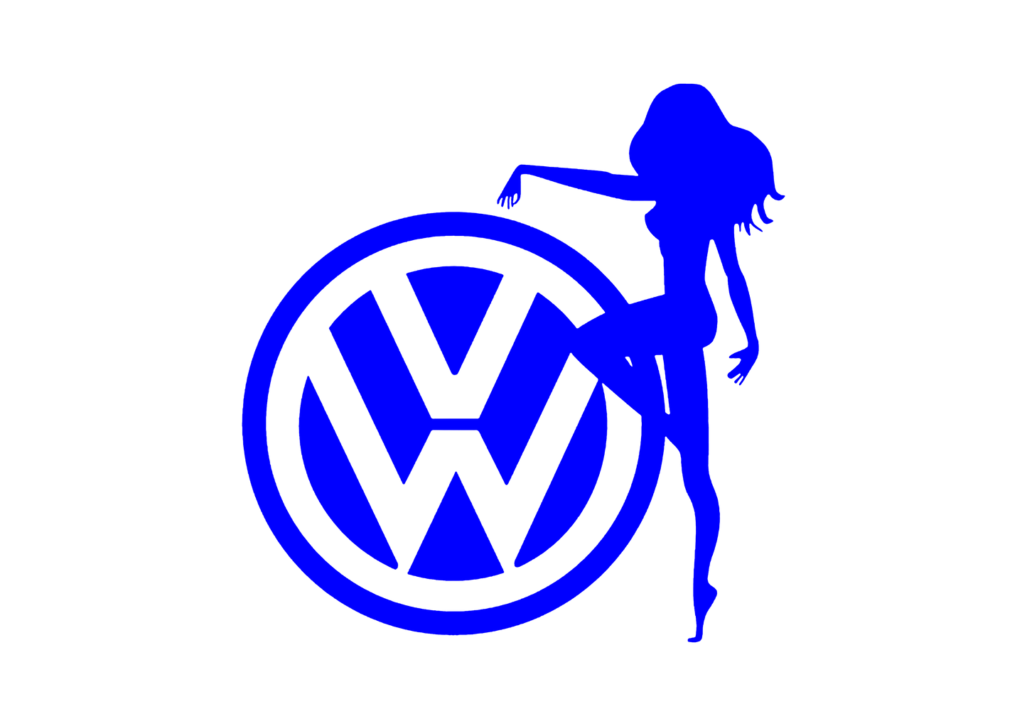 Sticker - VOLKSWAGEN GIRL 3