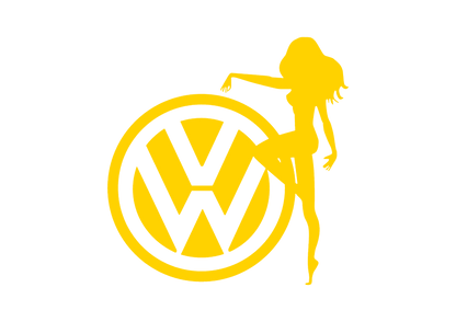 Sticker - VOLKSWAGEN GIRL 3