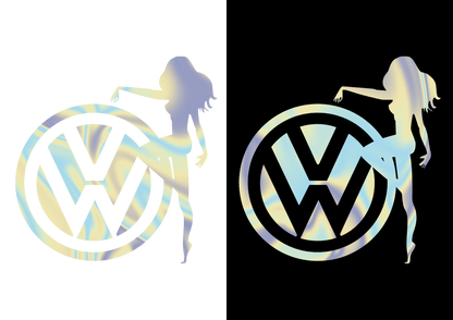 Sticker - VOLKSWAGEN GIRL 3