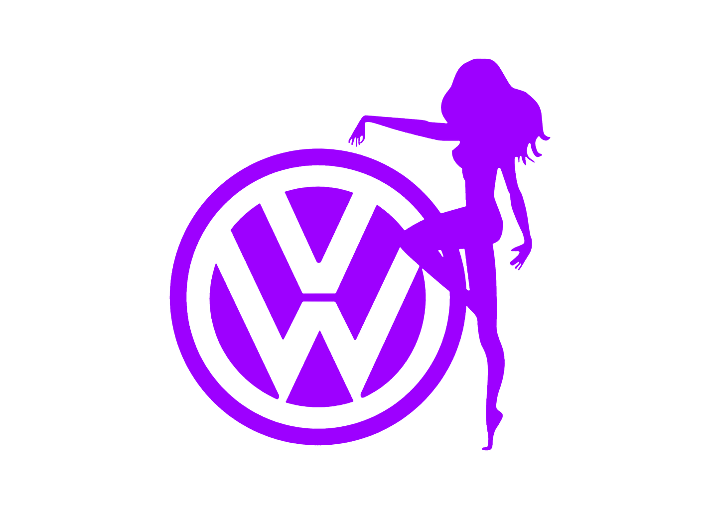 Sticker - VOLKSWAGEN GIRL 3