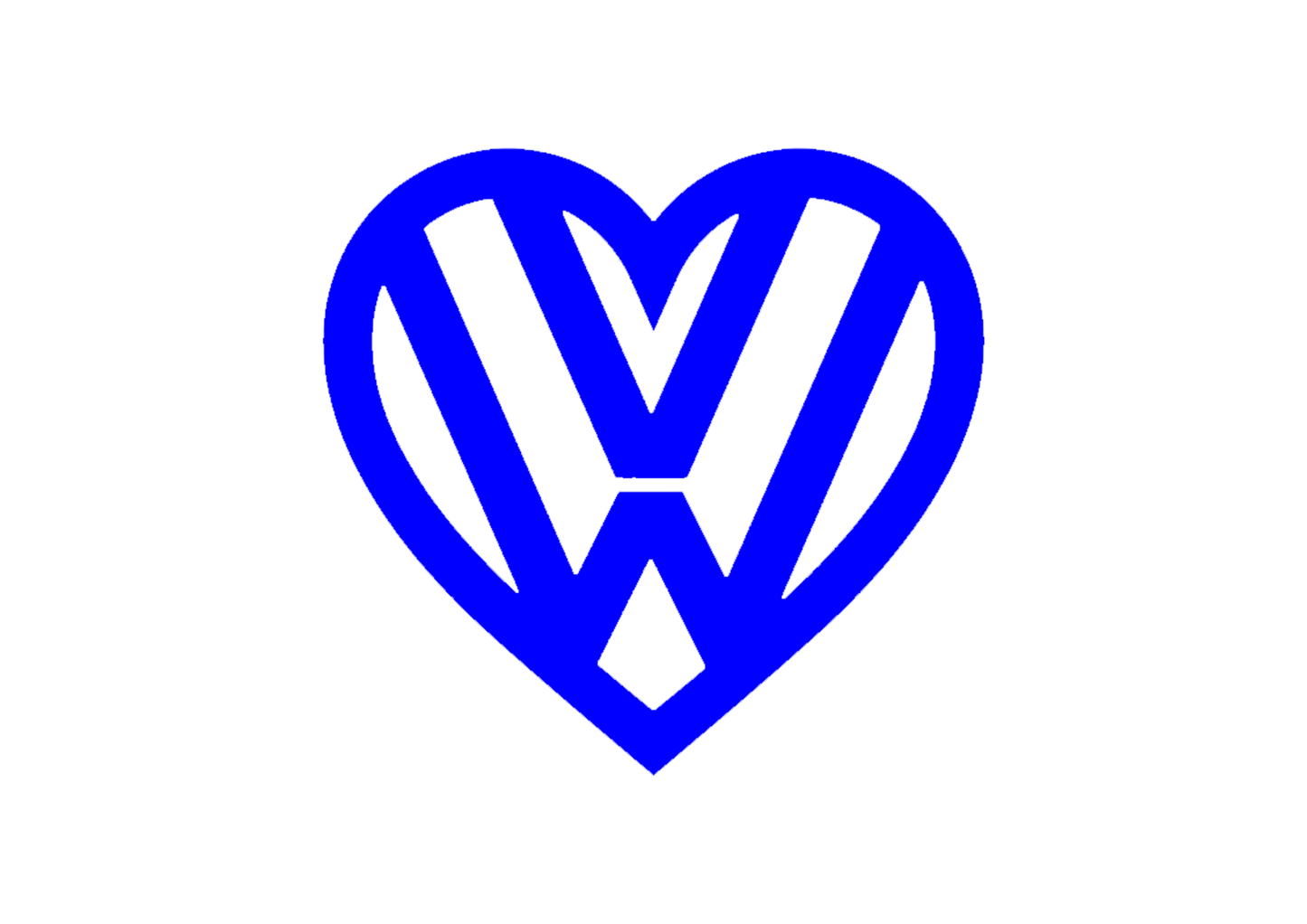 Sticker - VOLKSWAGEN HEART