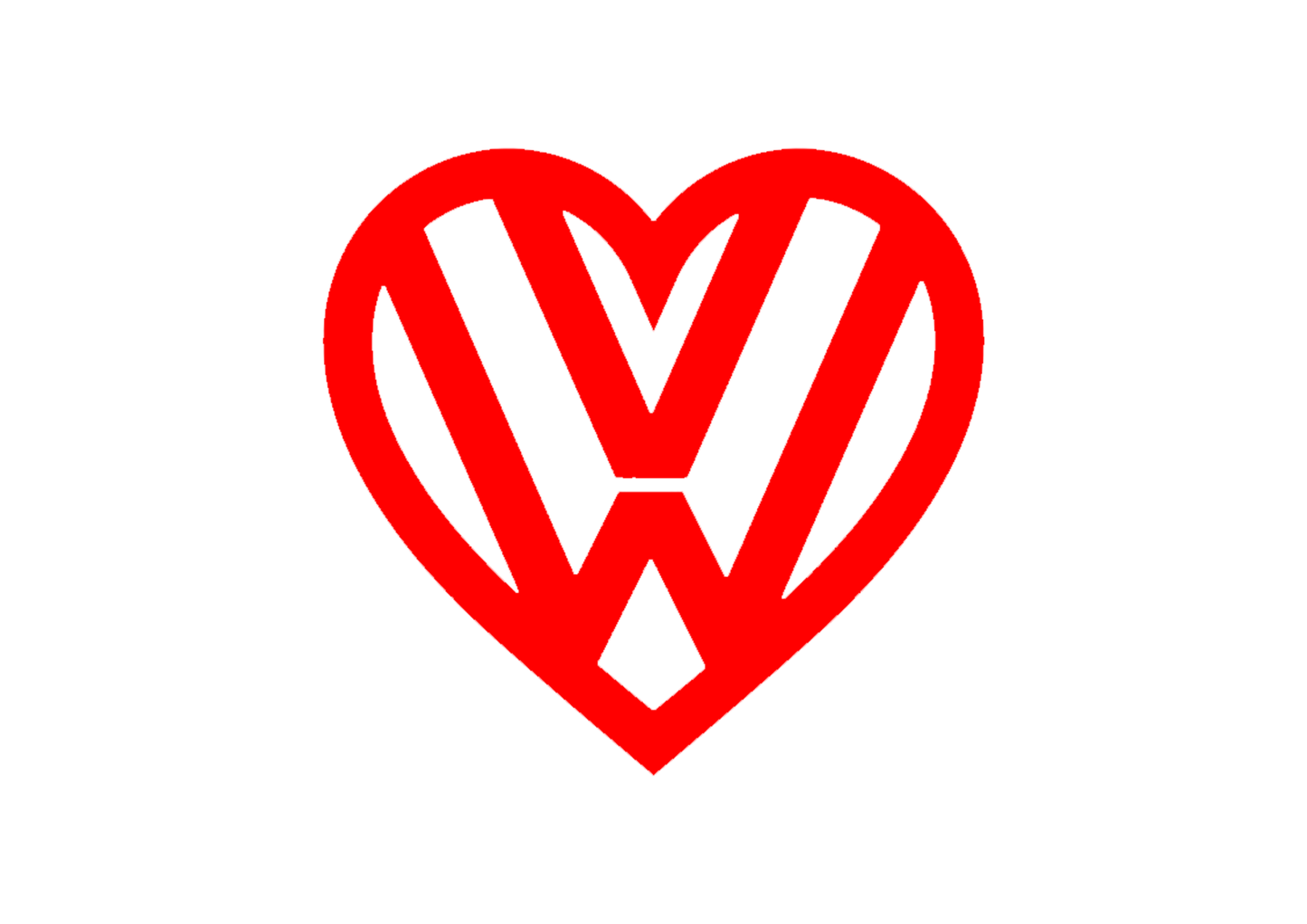 Sticker - VOLKSWAGEN HEART